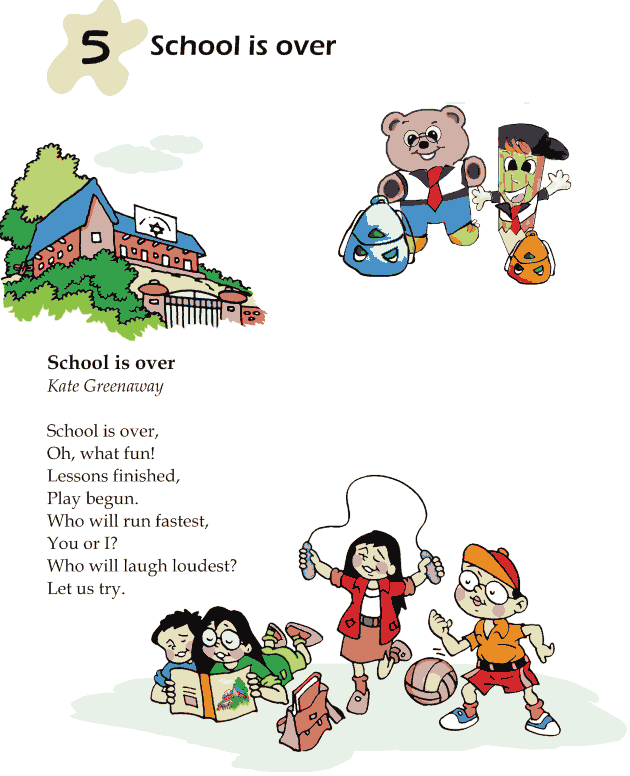 Grade 1 Reading Lesson 5 Poetry - School Is Over