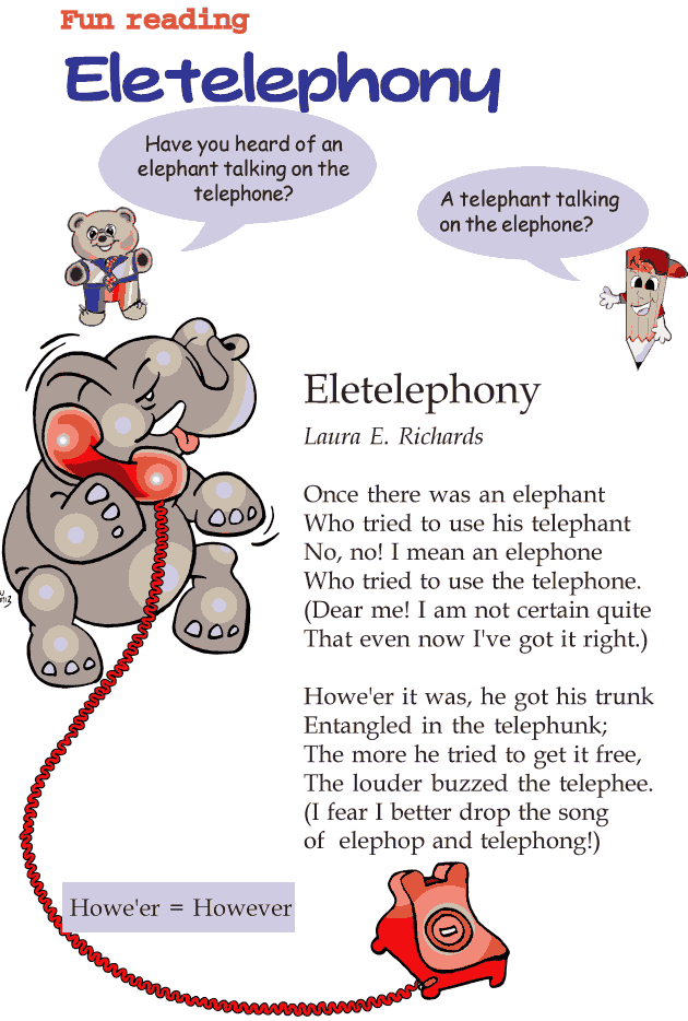 Grade 2 Fun Reading - Eletelephony
