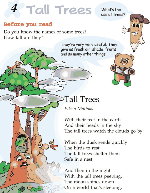 Grade 2 Reading Lesson 4 Poetry - Tall Trees