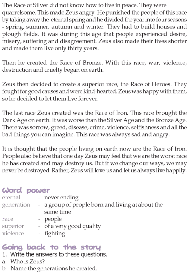 Grade 3 Reading Lesson 24 Myths And Legends - Circe And Her Spells 101 25 The Great Zeus (4)