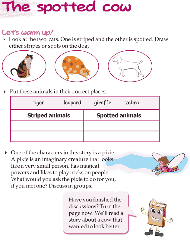Grade 3 Reading Lesson 3 Short Stories - The Spotted Cow
