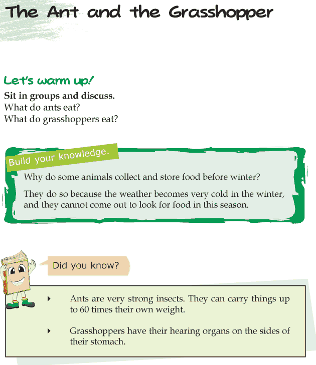 Grade 4 Reading Lesson 1 Fables And Folktales - The Ant And The Grasshopper