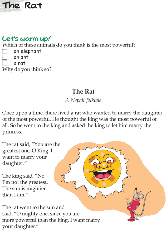 Grade 4 Reading Lesson 4 Fables And Folktales - The Rat