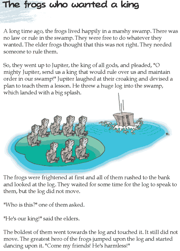 Grade 5 Reading Lesson 10 Fables And Folktales - The Frogs Who Wanted A King