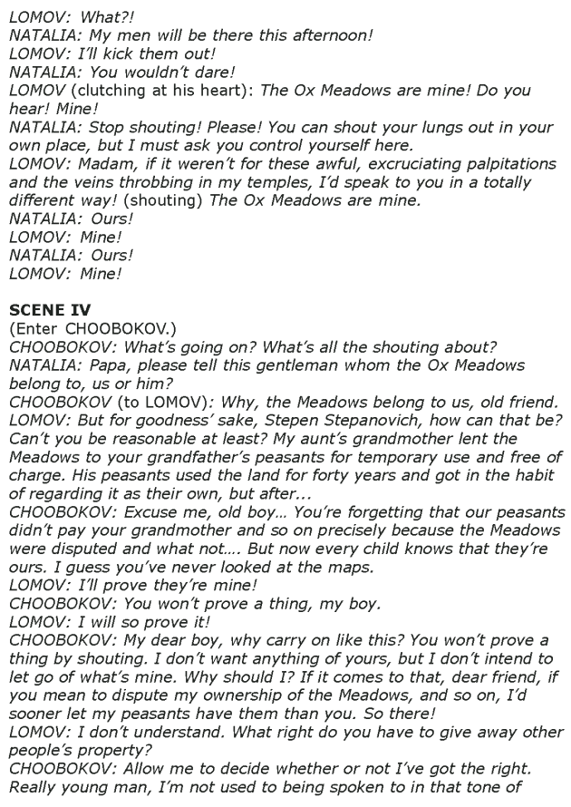 Grade 8 Reading Lesson 26 Play - A Marriage Proposal (4)