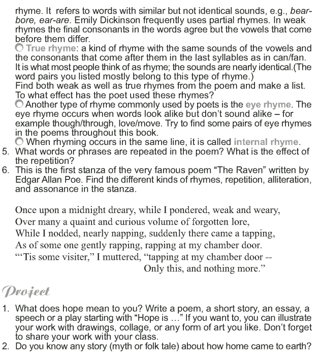 Grade 9 Reading Lesson 3 Poetry - Hope is a Thing on Feathers (3)